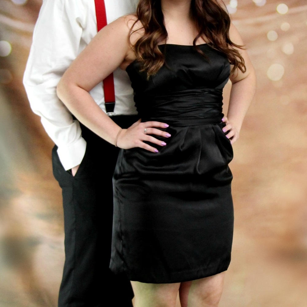 Black David’s Bridal Dress